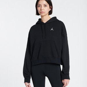 Nike Air Jordan Cropped Pull Over Hoodie Sweater DN4570-010 Women's